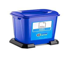 Sıfır Atık Geri Dönüşüm Kutusu 50 lt Mavi Kağıt Paper